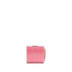 Chanel choco bar Minaudiere clutch pink SHW