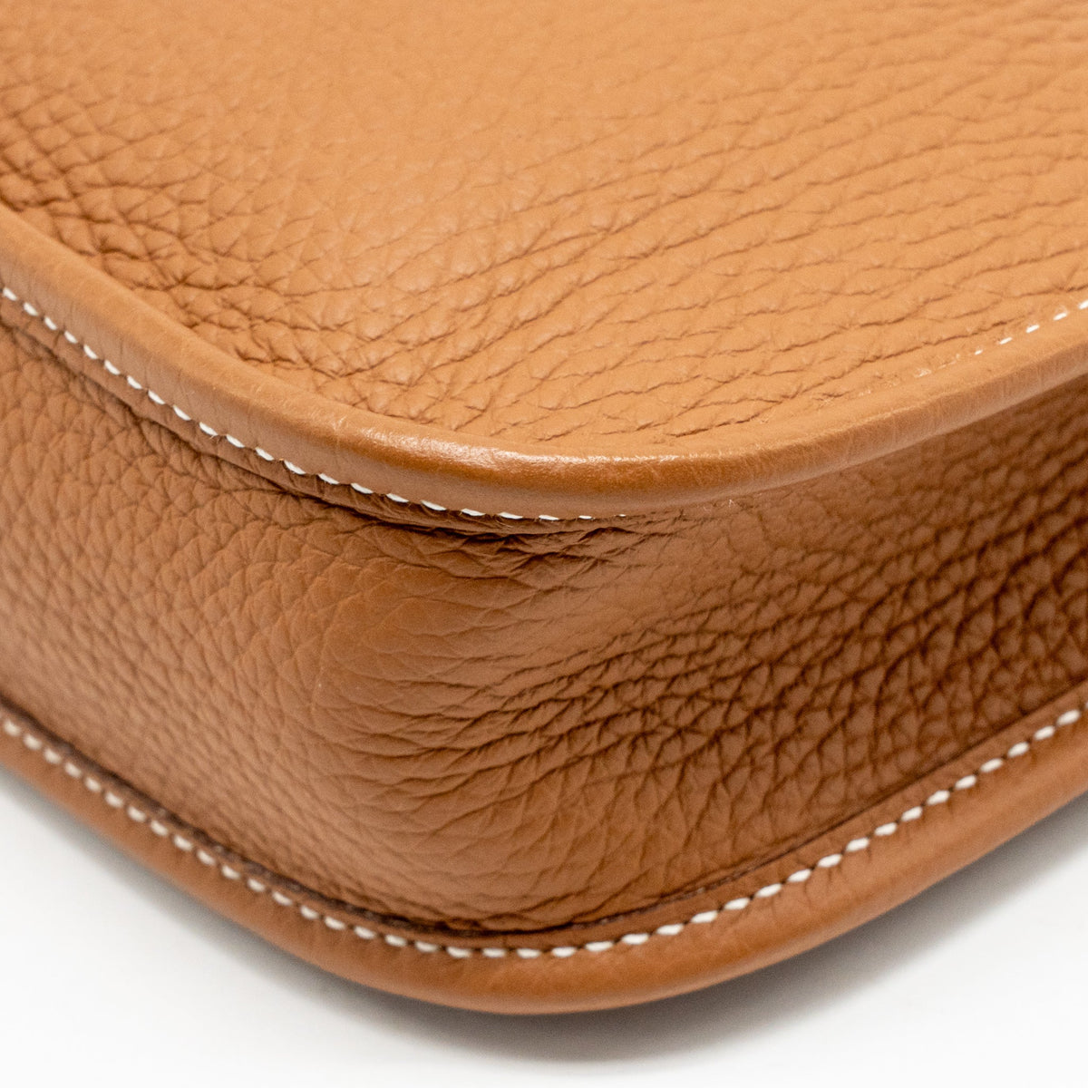 Hermes Mini Evelyne Clemence Gold GHW