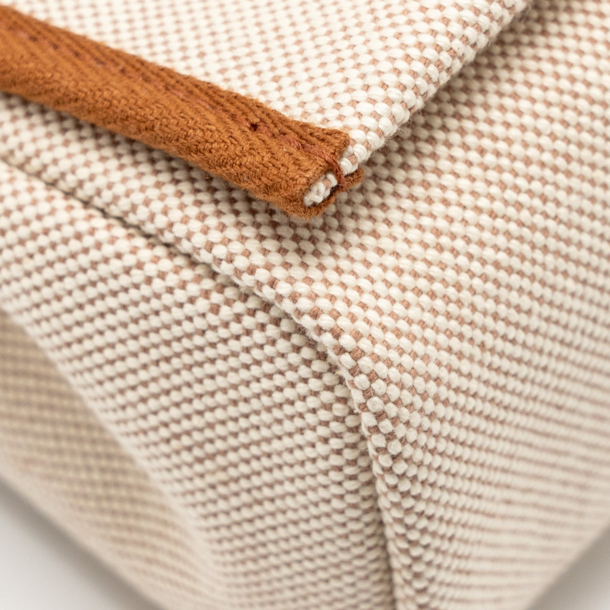 HERMES HERBAG MINI CANVAS / HUNTER LEATHER ECRU-BEIGE / FAUVE SHW