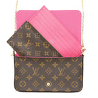 LOUIS VUITTON FELICIE POCHETTE VIVIENNE MASCOT ON HOLLYWOOD DRIVE MONOGRAM CANVAS GHW