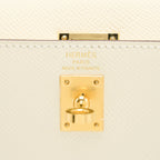 HERMES KELLY 25 EPSOM NATA GHW