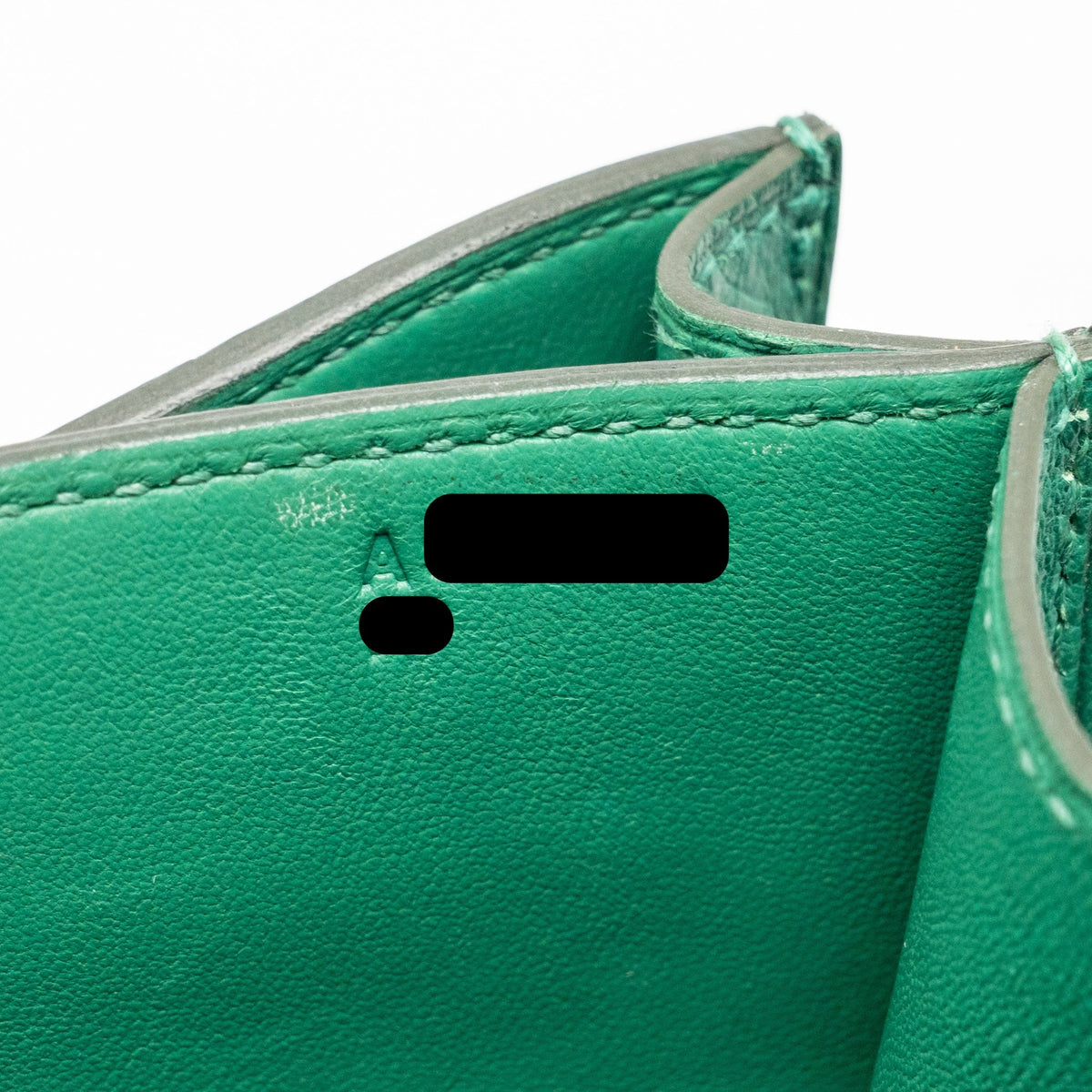 Hermes Mini Constance Ostrich Vert Vertigo GHW