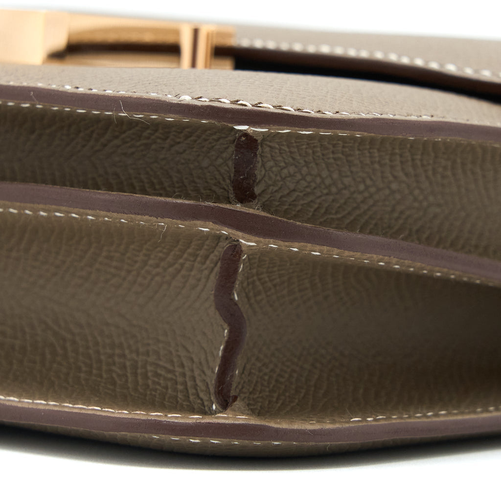 Hermes Mini Constance Epsom Etoupe RGHW (New Version)