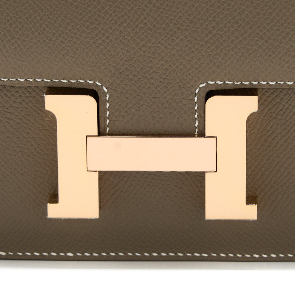 Hermes Mini Constance Epsom Etoupe RGHW (New Version)