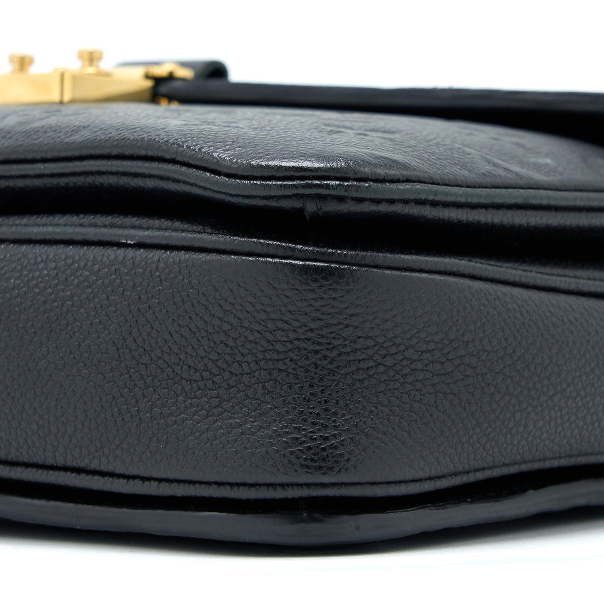 LOUIS VUITTON POCHETTE MÉTIS MONOGRAM EMPREINTE BLACK GHW