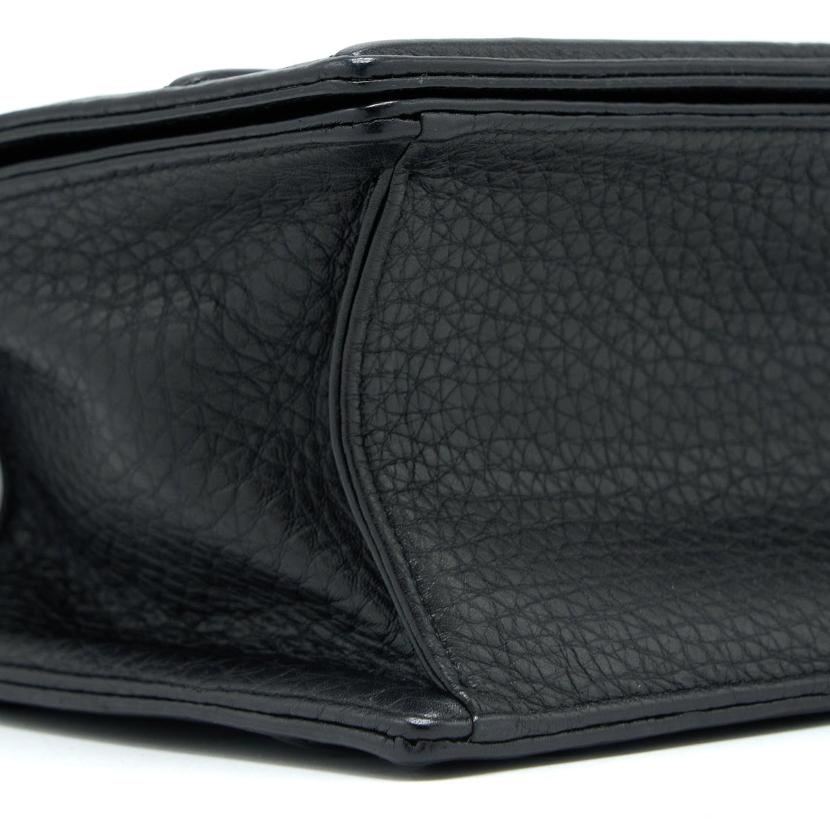 DIOR MEDIUM DIORAMA CALFSKIN BLACK SHW