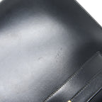 Hermes Vintage Kelly 28 Box Black GHW Stamp Circle R