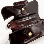 LOUIS VUITTON SOBE CLUTCH PATENT LEATHER DARK PURPLE GHW