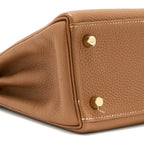 Hermes Kelly 25 Togo Gold GHW