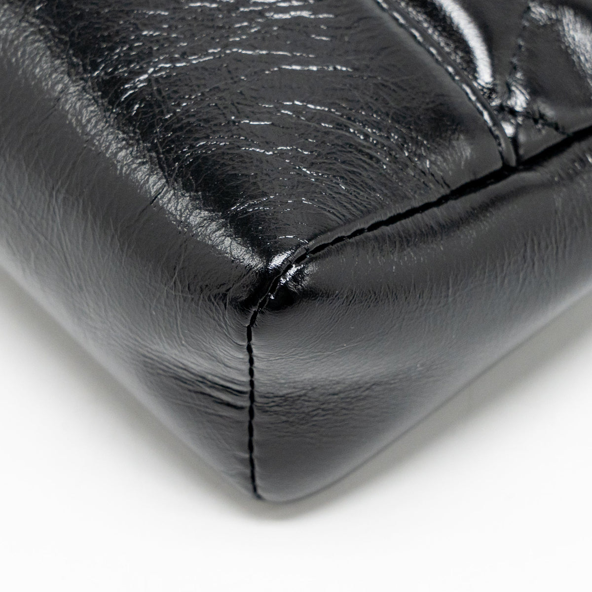 CHANEL MINI 31 BAG SHINY CALFSKIN BLACK LGHW (MICROCHIP)