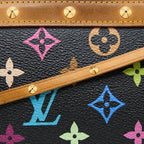 LOUIS VUITTON VINTAGE POCHETTE ACCESSORIES MONOGRAM CANVAS BLACK/MULTICOLOUR GHW