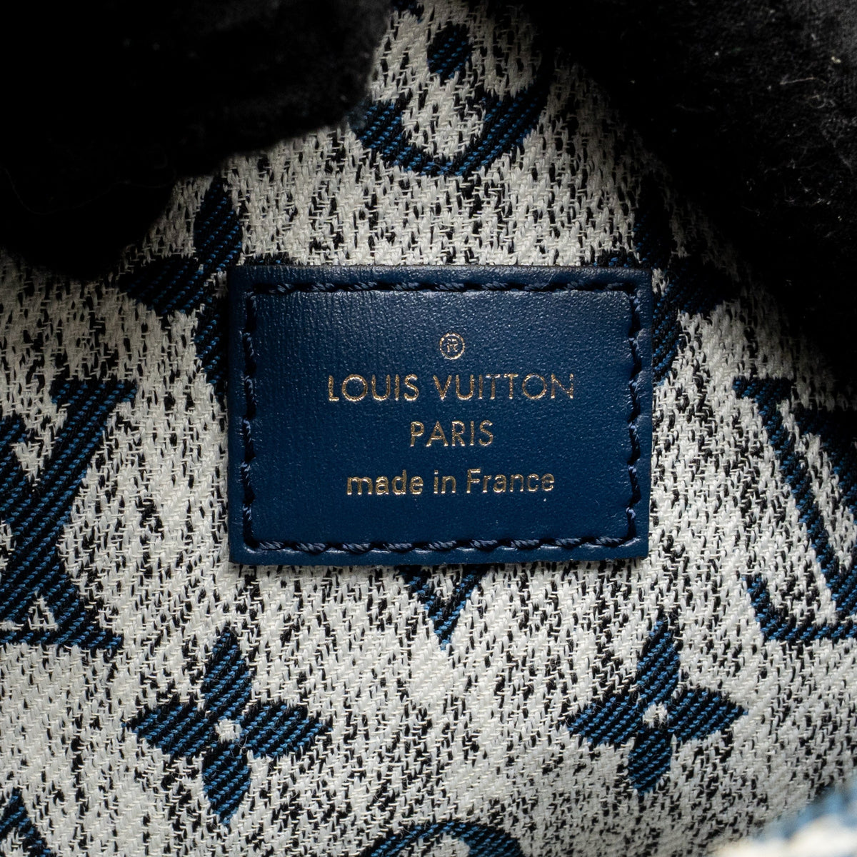 LOUIS VUITTON LOOP BAG DENIM BLUE GHW