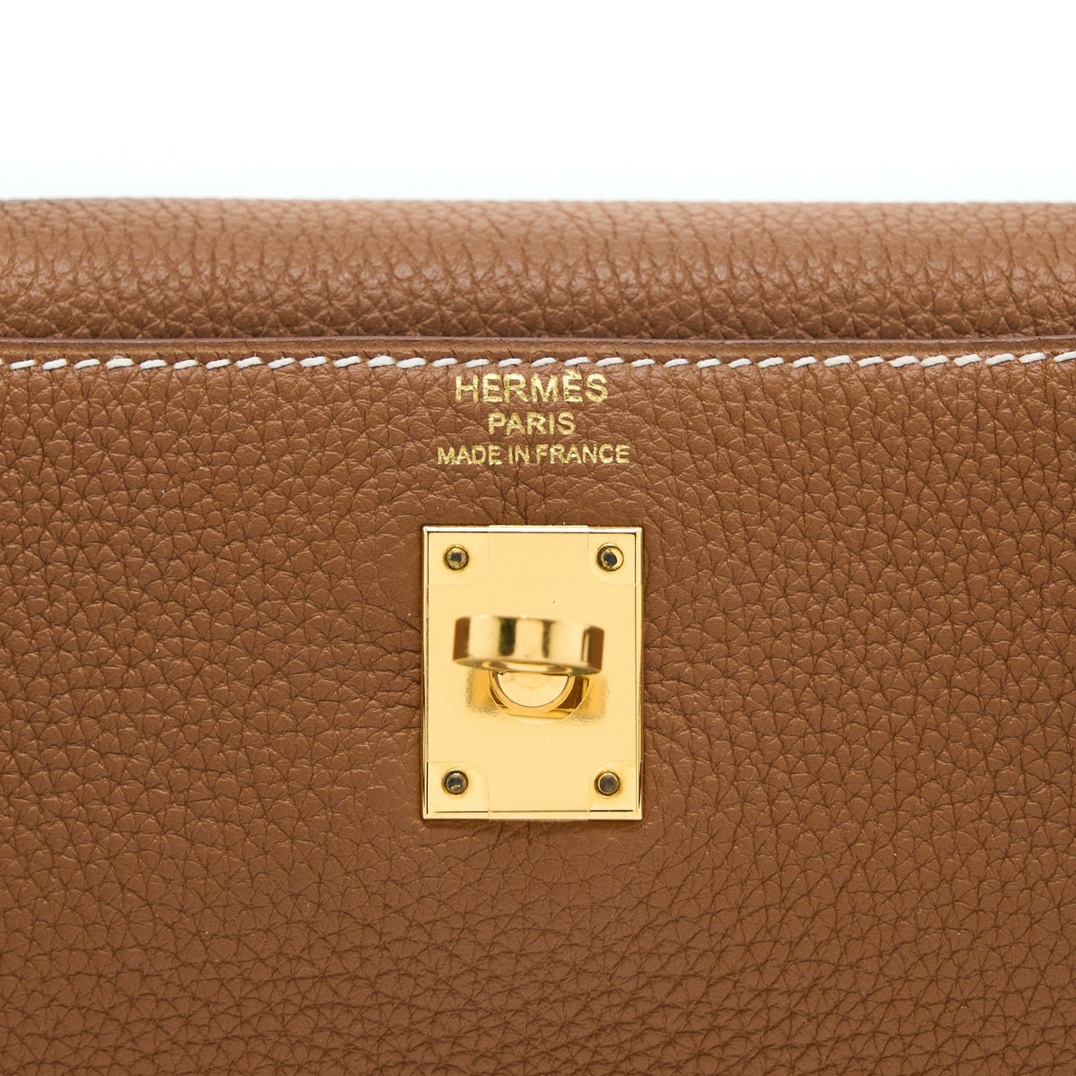 Hermes Kelly 25 Togo Gold GHW