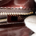 LOUIS VUITTON SOBE CLUTCH PATENT LEATHER DARK PURPLE GHW