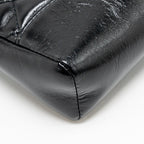 CHANEL MINI 31 BAG SHINY CALFSKIN BLACK LGHW (MICROCHIP)