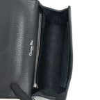 DIOR MEDIUM DIORAMA CALFSKIN BLACK SHW