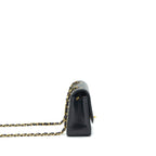 CHANEL DIANA SMALL FLAP BLACK WITH 24K HARDWARE