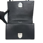 DIOR MEDIUM DIORAMA CALFSKIN BLACK SHW