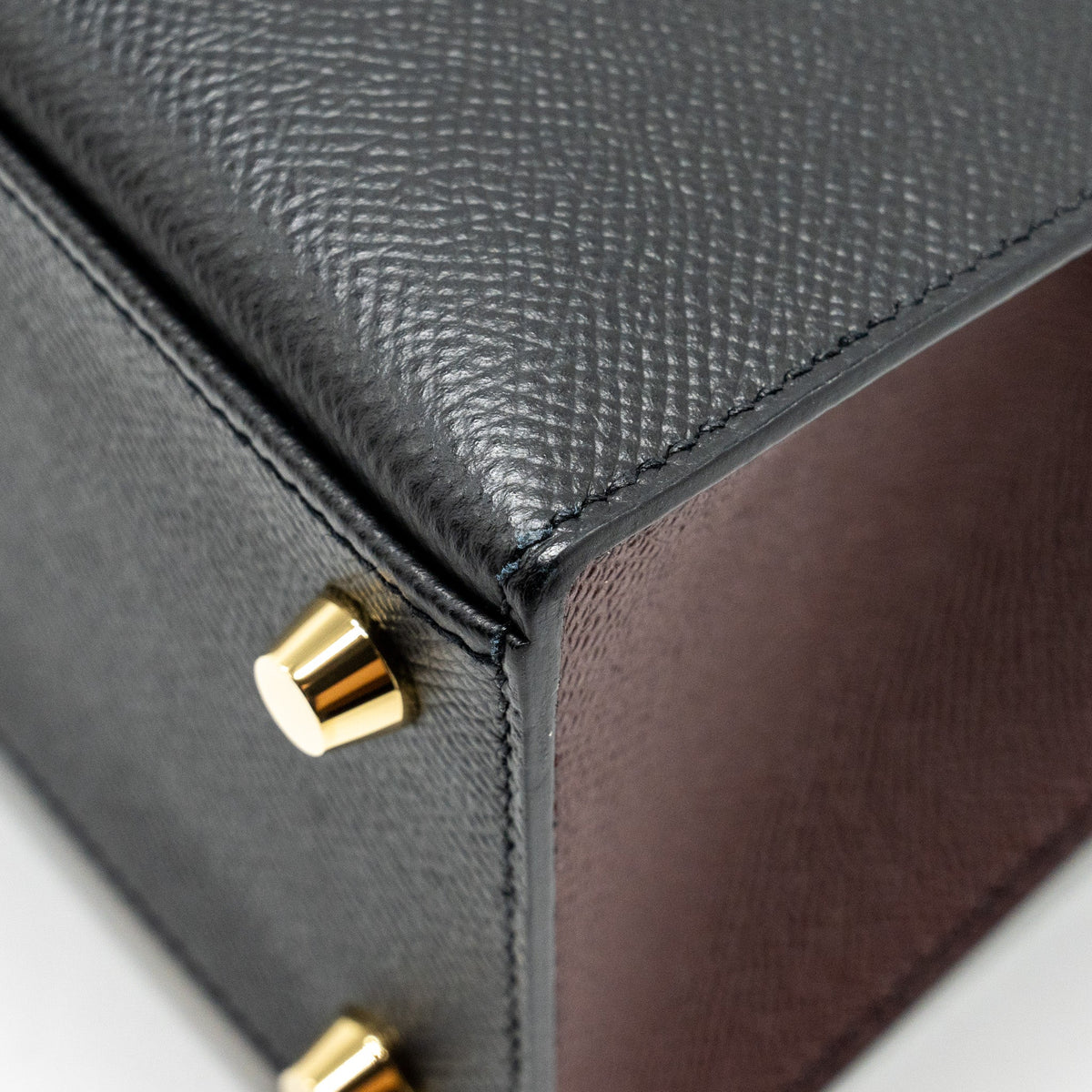 Hermes Kelly 25 Special Order Epsom Black/Rough H LGHW