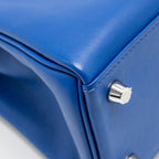 Hermes Kelly 25 Swift Blue Royal SHW
