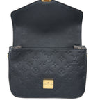 LOUIS VUITTON POCHETTE MÉTIS MONOGRAM EMPREINTE BLACK GHW
