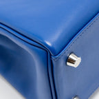 Hermes Kelly 25 Swift Blue Royal SHW
