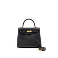 Hermes Kelly 25 Togo Black GHW