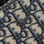 DIOR HOMME MESSENGER ROLLER BLUE OBLIQUE CANVAS SHW