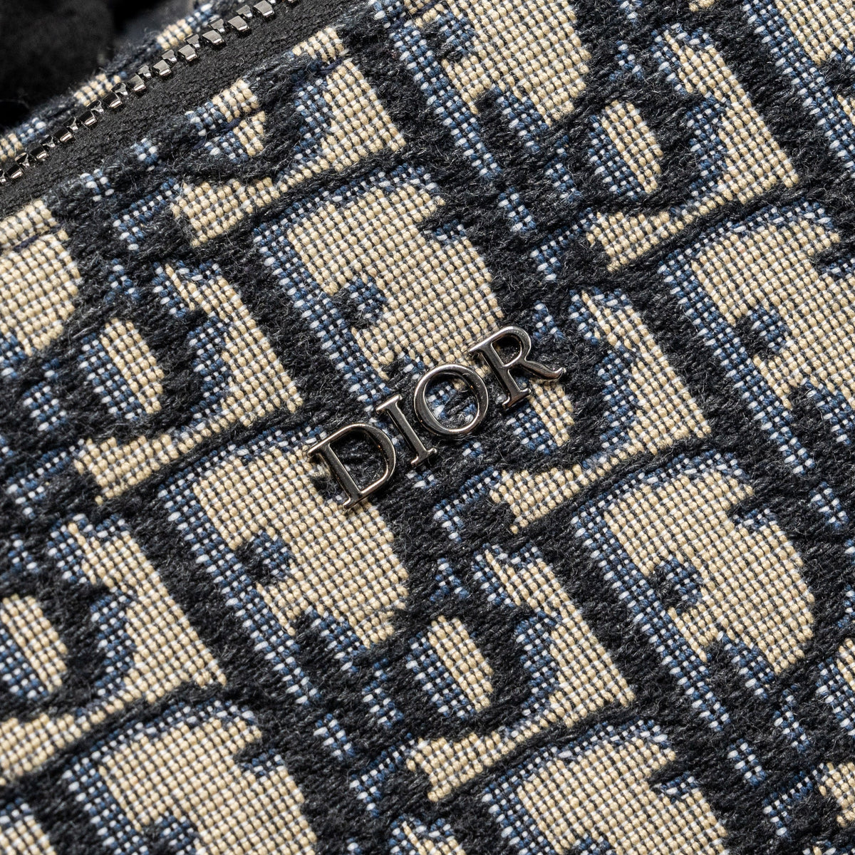 DIOR HOMME MESSENGER ROLLER BLUE OBLIQUE CANVAS SHW