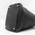 HERMES PICOTIN 18 LOCK BAG CLEMENCE BLACK GHW