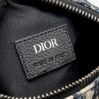 DIOR HOMME MESSENGER ROLLER BLUE OBLIQUE CANVAS SHW