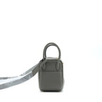Hermes Mini Lindy Clemence 0L Gris Meyer GHW