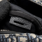 DIOR HOMME MESSENGER ROLLER BLUE OBLIQUE CANVAS SHW