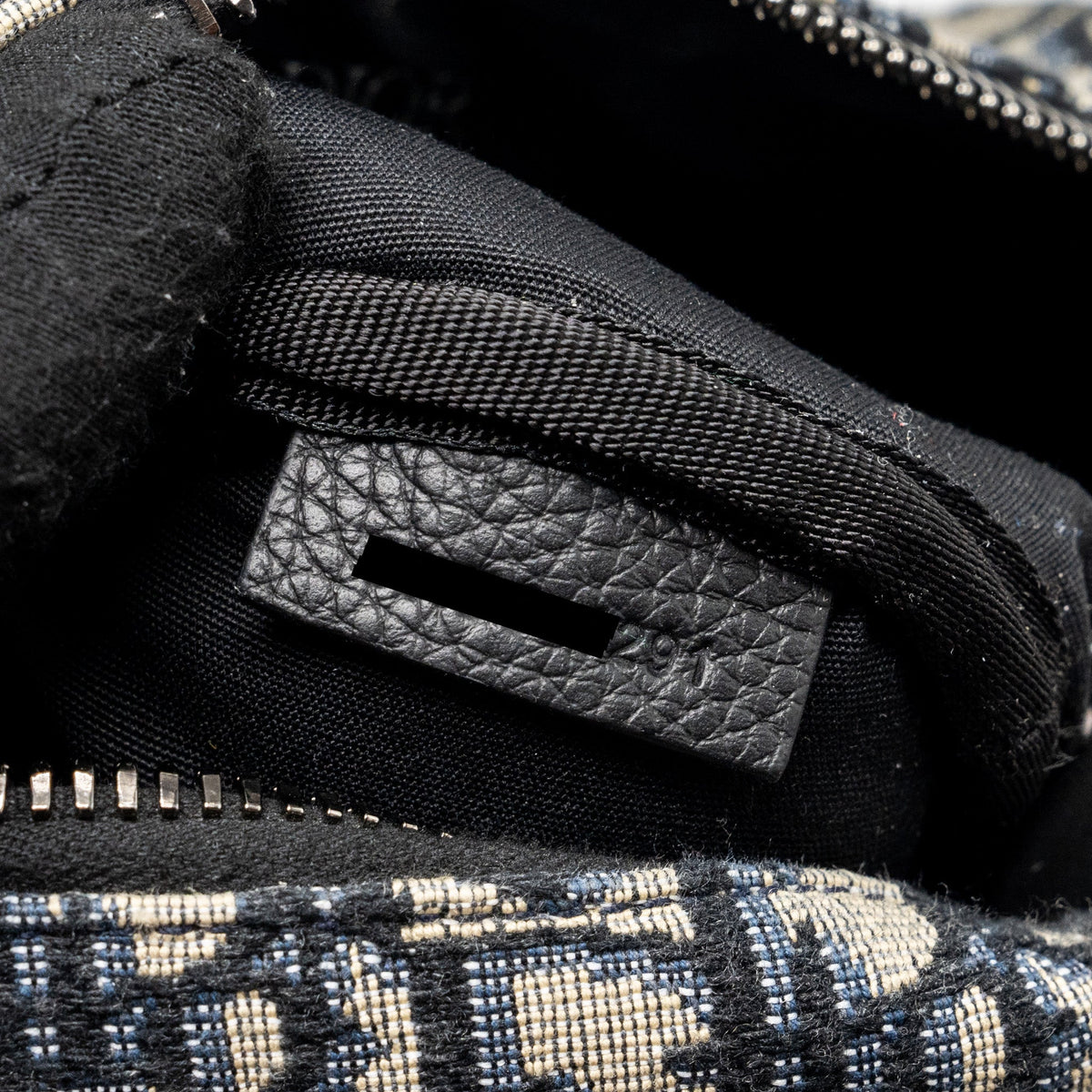 DIOR HOMME MESSENGER ROLLER BLUE OBLIQUE CANVAS SHW
