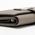 HERMES BEARN COMPACT WALLET EPSOM GRIS ETAIN SHW