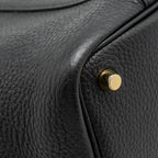 Hermes picotin 18 lock bag clemence black GHW