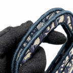 DIOR MINI BOOK TOTE BLUE OBLIQUE EMBROIDERY