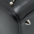 DIOR MEDIUM LADY DIOR LIMITED EDITION LAMBSKIN BLACK/MULTICOLOR SHW