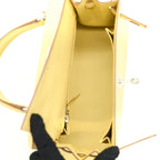 HERMES KELLY 25 EPSOM 1Z JAUNE POUSSIN SHW
