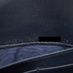 DIOR OBLIQUE JACQUARD SADDLE WALLET WITH CHAIN