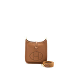 Hermes Mini Evelyn Clemence Gold GHW
