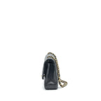 CHANEL CLASSIC DOUBLE FLAP MEDIUM 25CM CAVIAR BLACK GHW