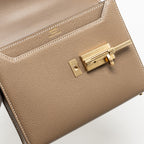 Hermes Mini Verrou Chèvre Mysore Etoupe LGHW