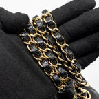 CHANEL MEDIUM CLASSIC DOUBLE FLAP BAG CAVIAR BLACK GHW