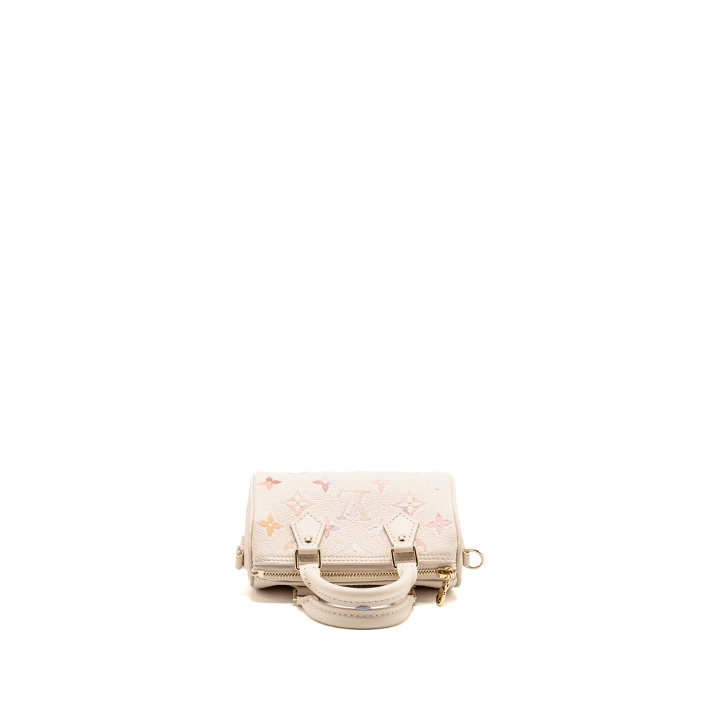 Louis Vuitton Nano Speedy Monogram Empreinte Leather Gradient Dream Colorway Multicolour LGHW