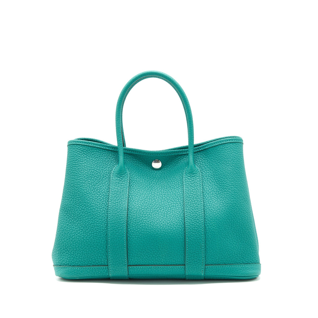 Hermes Garden Party 30 Vert Verone SHW