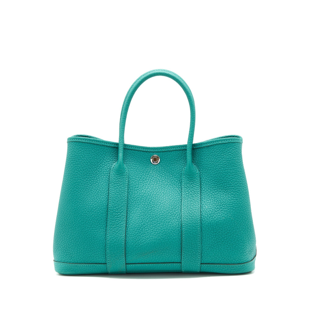 Hermes Garden Party 30 Vert Verone SHW