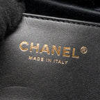 CHANEL SMALL 25 BAG CAVIAR BLACK GHW (MICROCHIP)