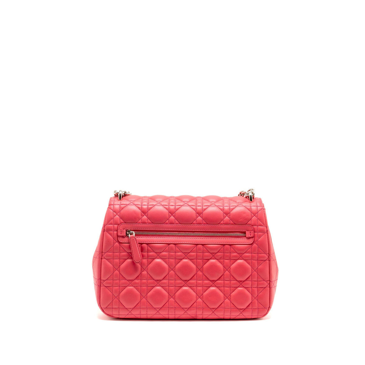 Dior Medium Miss Dior Flap Bag Cannage Lambskin Pink SHW