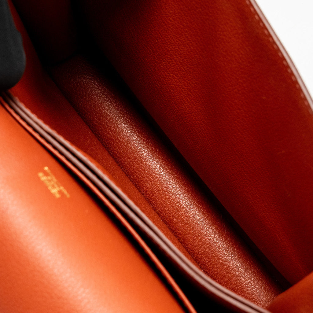 Hermes Roulis 23 Evercolor Brique GHW